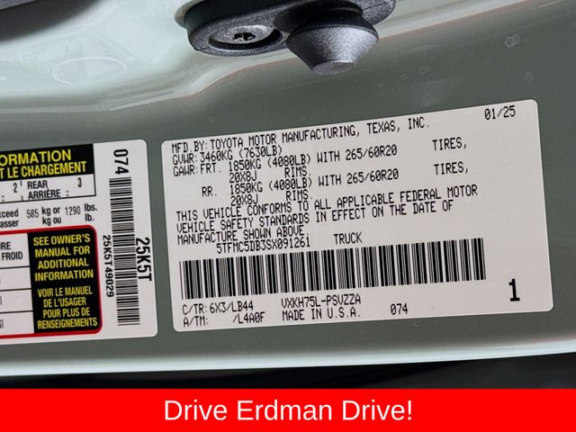 Used 2025 Toyota Tundra Hybrid Truck