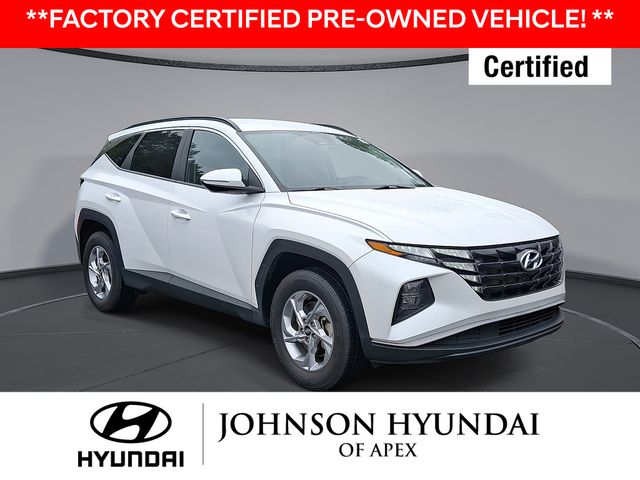 Quartz White 2022 Hyundai Tucson SUV / Crossover All-Wheel Drive 8-Speed Automatic
