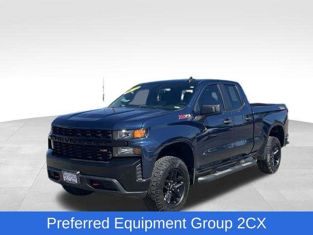Northsky Blue Metallic 2020 Chevrolet Silverado 1500 Pickup Truck Four-Wheel Drive 6-Speed Automatic Overdrive