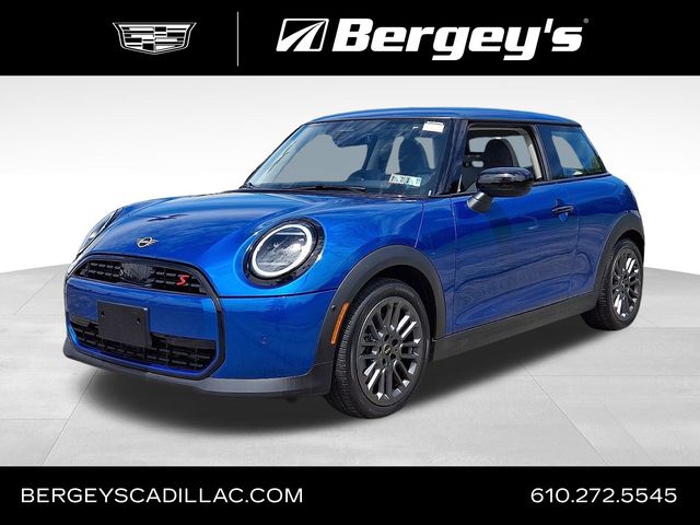 Blue 2025 MINI Cooper Hatchback Front-Wheel Drive 7-Speed Automatic