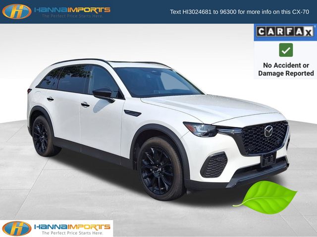 Rhodium White Premium 2025 Mazda CX-70 SUV / Crossover All-Wheel Drive 8-Speed Automatic
