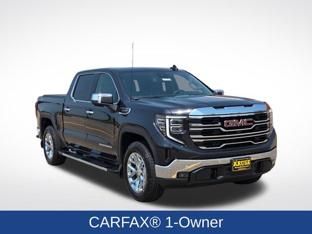 Used 2023 GMC Sierra 1500 SLT with VIN 1GTUUDEDXPZ307349 for sale in Marshall, Minnesota