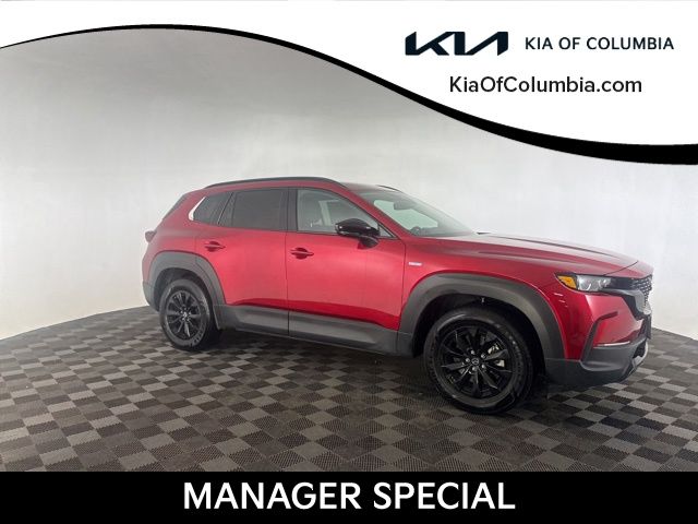 Soul Red Crystal Metallic 2025 Mazda CX-50 Hybrid Premium AWD SUV / Crossover All-Wheel Drive Continuously Variable Transmission