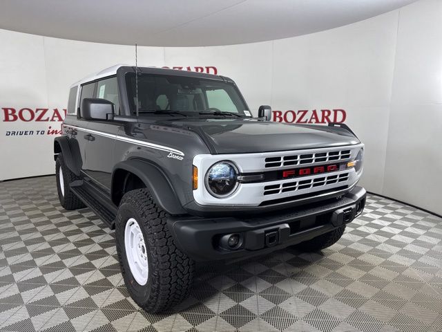 2025 Carbonized Gray Metallic Ford Bronco Heritage Edition 4X4 SUV