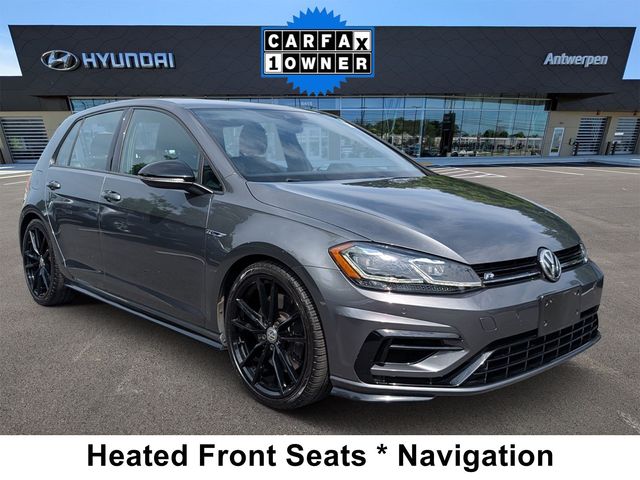 Gray 2019 Volkswagen Golf R Hatchback All-Wheel Drive 7-Speed Dual Clutch