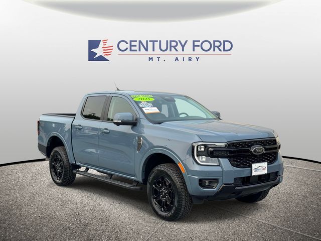 Blue (Azure Gray Metallic) 2025 Ford Ranger Pickup Truck Four-Wheel Drive Automatic