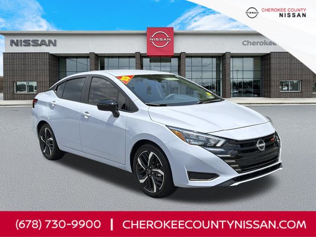 Pearl 2025 Nissan Versa Sedan Front-Wheel Drive Continuously Variable Transmission