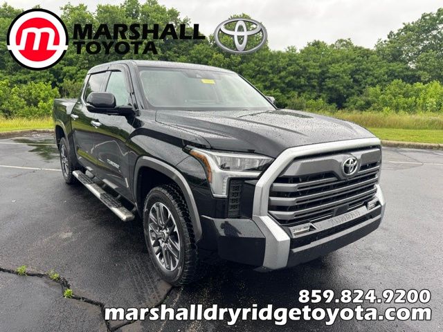 Midnight Black Metallic 2022 Toyota Tundra Limited CrewMax Cab 4WD Pickup Truck Four-Wheel Drive Automatic
