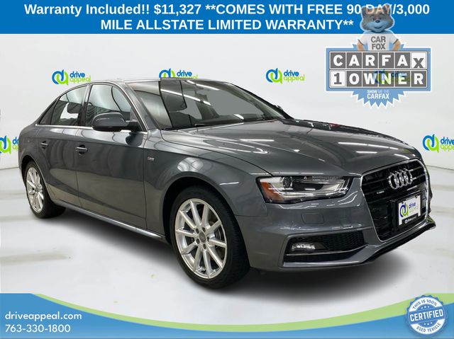 Monsoon Gray Metallic 2014 Audi A4 Sedan All-Wheel Drive 8-Speed Automatic