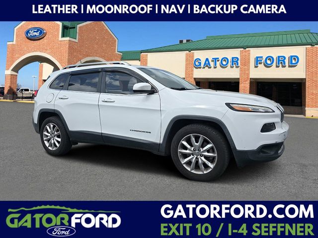 Bright White Clearcoat 2016 Jeep Cherokee Limited 4WD SUV / Crossover Four-Wheel Drive 9-Speed Automatic