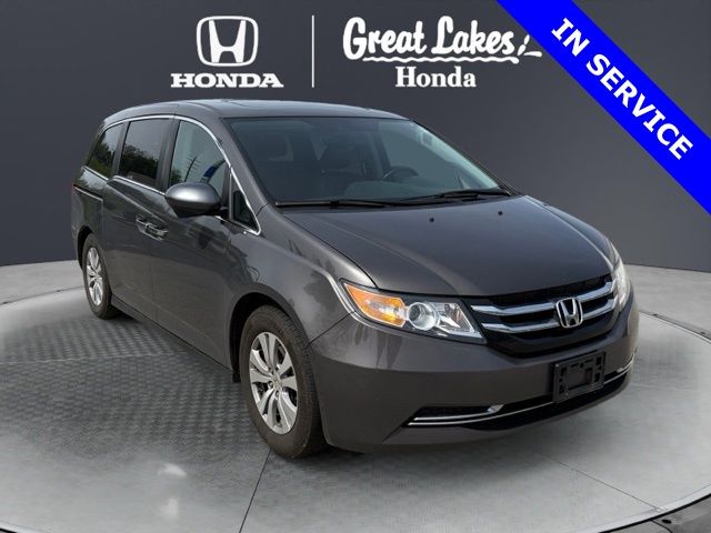 Gray (Modern Steel Metallic) 2015 Honda Odyssey EX-L FWD Minivan Front-Wheel Drive 6-Speed Automatic