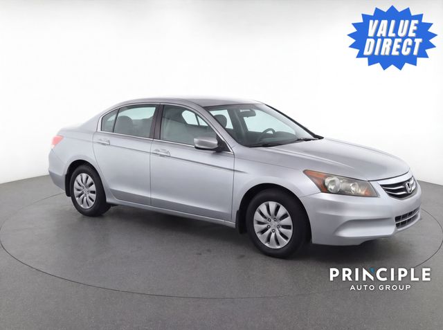 Silver 2012 Honda Accord LX Sedan Front-Wheel Drive 5-Speed Automatic Overdrive