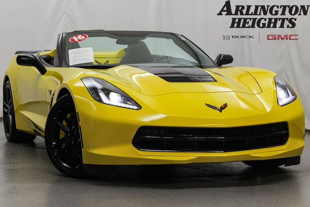 Corvette Racing Yellow Tintcoat 2016 Chevrolet Corvette Convertible Rear-Wheel Drive 8-Speed Automatic
