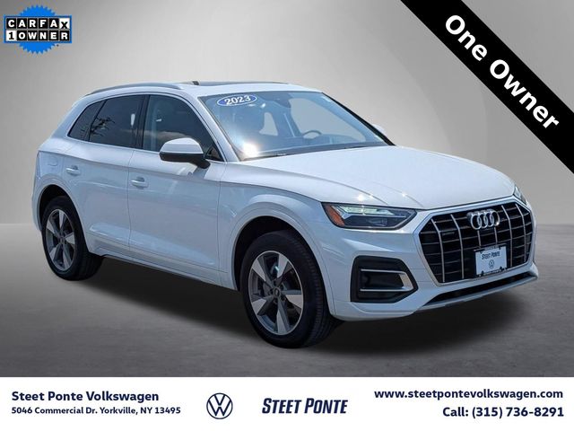Glacier White 2023 Audi Q5 SUV / Crossover All-Wheel Drive 7-Speed Automatic