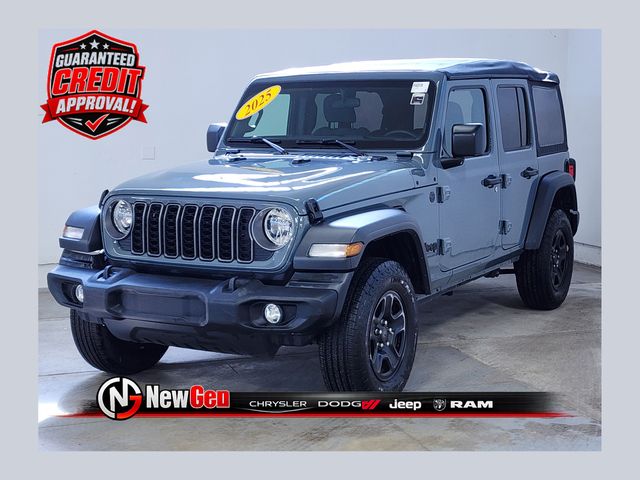 Anvil Clear Coat 2025 Jeep Wrangler SUV / Crossover Four-Wheel Drive 8-Speed Automatic