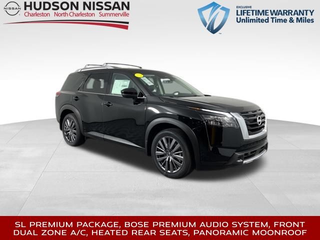 2025 Super Black Nissan Pathfinder SL FWD SUV