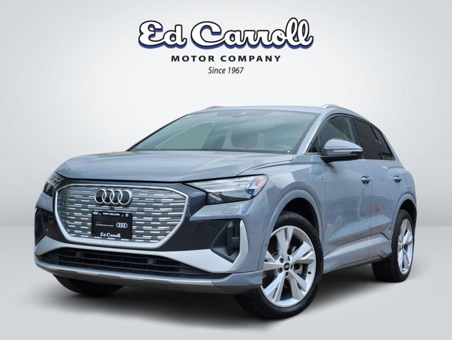 Pebble Gray 2023 Audi Q4 e-tron SUV / Crossover All-Wheel Drive Automatic