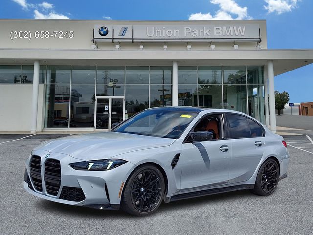 Gray (Brooklyn Grey Metallic) 2025 BMW M3 Sedan All-Wheel Drive 8-Speed Automatic