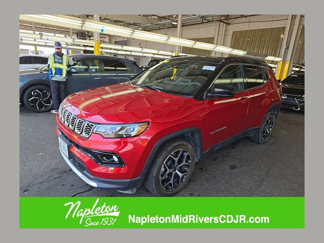 Red Hot Pearlcoat 2025 Jeep Compass SUV / Crossover Four-Wheel Drive 8-Speed Automatic