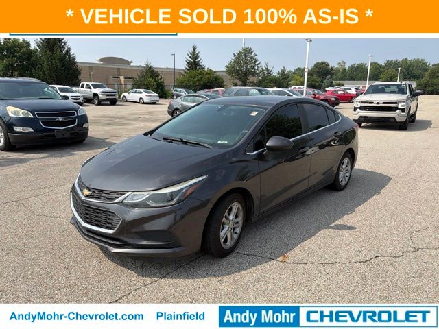 Gray (Tungsten Metallic) 2017 Chevrolet Cruze Sedan Front-Wheel Drive 6-Speed Automatic