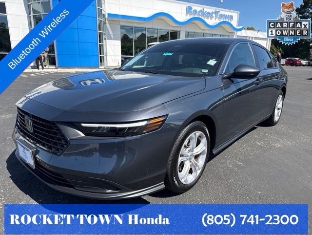Meteorite Gray Metallic 2025 Honda Accord Sedan Front-Wheel Drive Continuously Variable Transmission