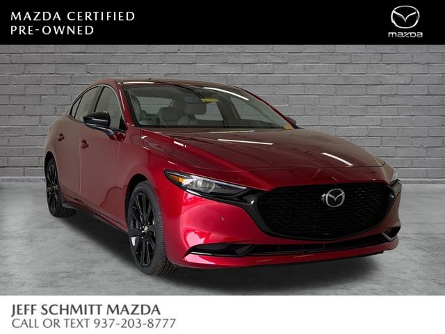 Soul Red Crystal Metallic 2025 Mazda MAZDA3 Sedan All-Wheel Drive 6-Speed Automatic