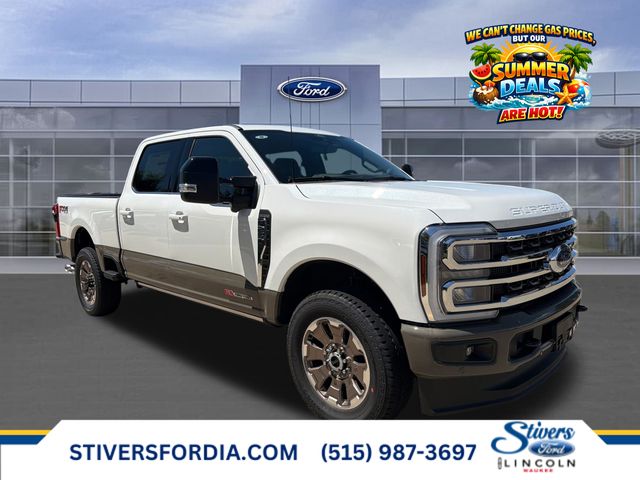 Star White Metallic Tri-Coat 2026 Ford F-250 Super Duty King Ranch Crew Cab 4WD Pickup Truck Four-Wheel Drive Automatic