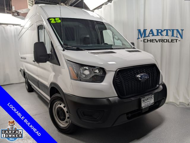 Oxford White 2025 Ford Transit Cargo Van Rear-Wheel Drive 