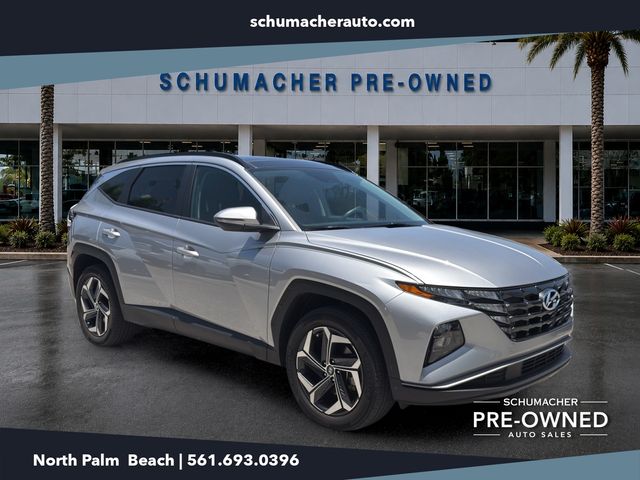 Shimmering Silver 2024 Hyundai Tucson Hybrid SUV / Crossover All-Wheel Drive 6-Speed Automatic
