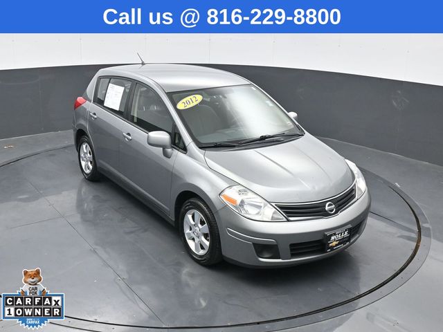 Magnetic Gray Metallic 2012 Nissan Versa Hatchback Front-Wheel Drive 4-Speed Automatic