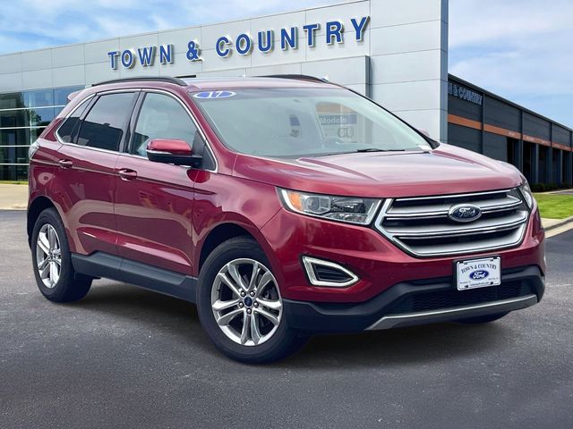 Ruby Red Metallic Tinted Clearcoat 2017 Ford Edge SUV / Crossover Front-Wheel Drive 6-Speed Automatic