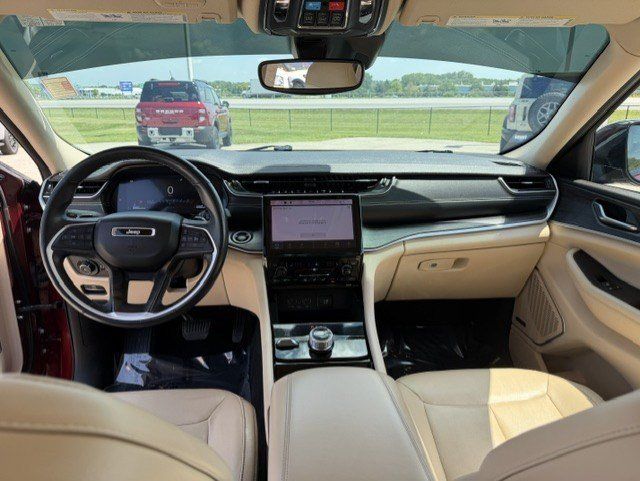 2021 Jeep Grand Cherokee L Limited Red at Texan Dodge Chrysler Jeep Ram