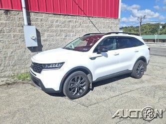 Glacial White Pearl 2022 Kia Sorento SUV / Crossover All-Wheel Drive 8-Speed Dual Clutch