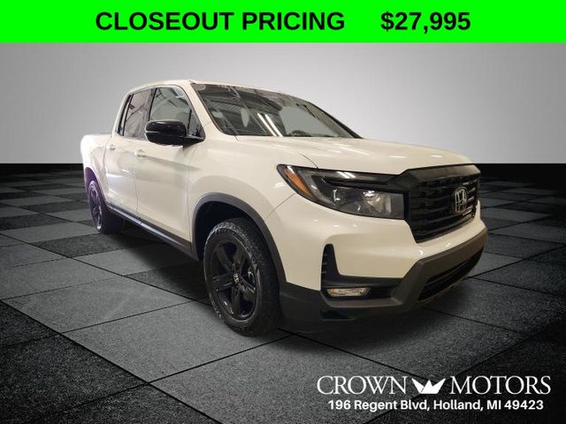 White 2023 Honda Ridgeline Pickup Truck All-Wheel Drive 9-Speed Automatic