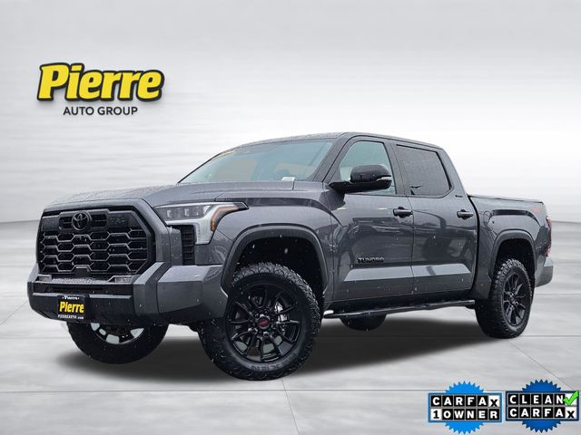 Magnetic Gray Metallic 2024 Toyota Tundra Limited CrewMax Cab 4WD Pickup Truck Four-Wheel Drive Automatic