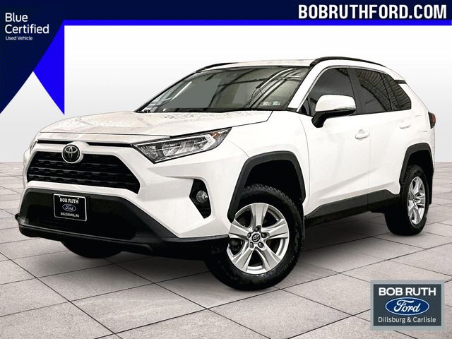 2020 Toyota RAV4 XLE White at John Sisson Motors