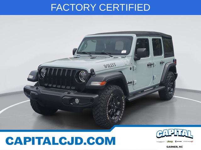 Earl Clearcoat 2023 Jeep Wrangler Willys 4-Door 4WD SUV / Crossover Four-Wheel Drive 8-Speed Automatic