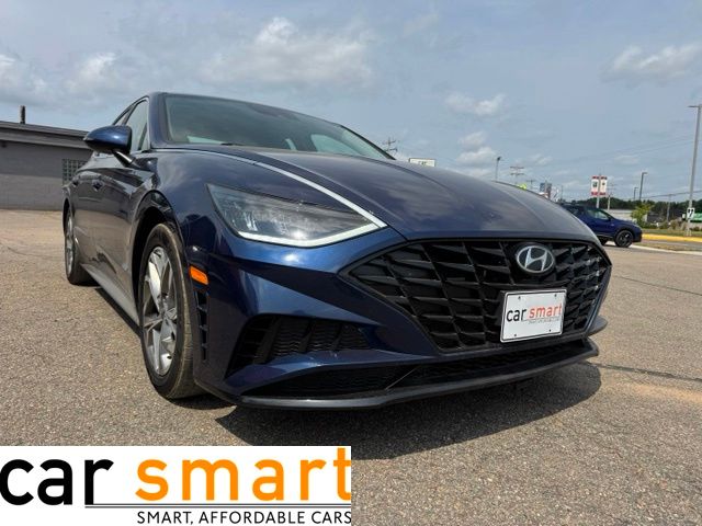 Stormy Blue 2021 Hyundai Sonata Sedan Front-Wheel Drive 8-Speed Automatic Overdrive