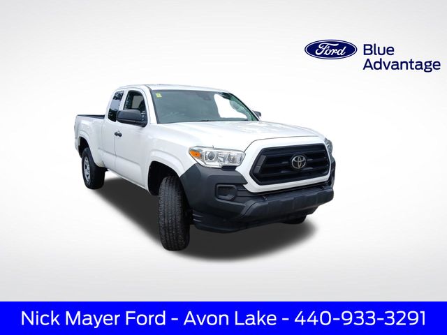 White 2022 Toyota Tacoma Pickup Truck Four-Wheel Drive 6-Speed Automatic