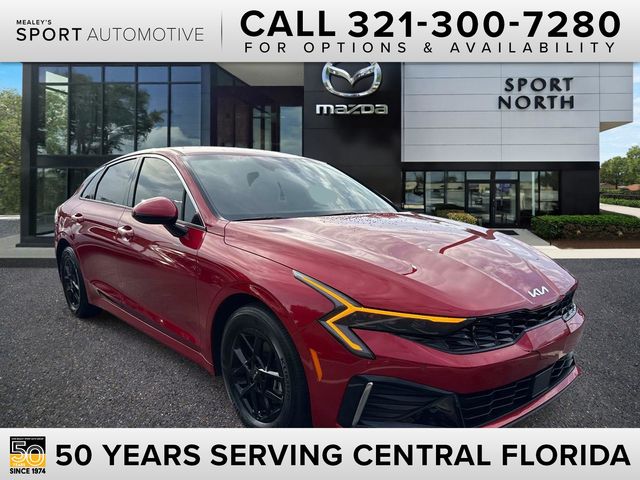 Runway Red 2025 Kia K5 Sedan Front-Wheel Drive 8-Speed Automatic