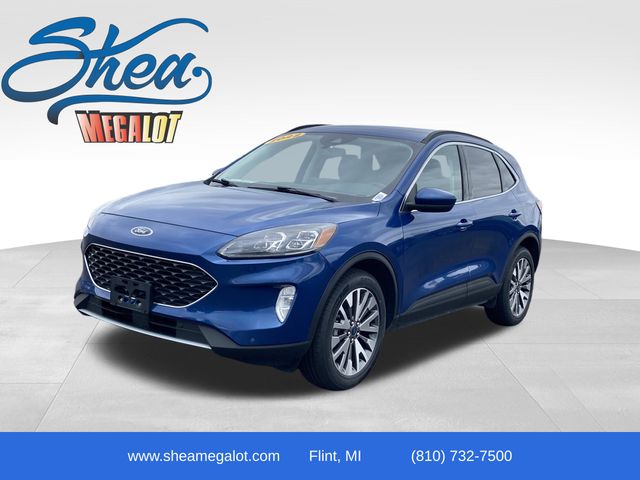 Atlas Blue Metallic 2022 Ford Escape Titanium AWD SUV / Crossover All-Wheel Drive 8-Speed Automatic