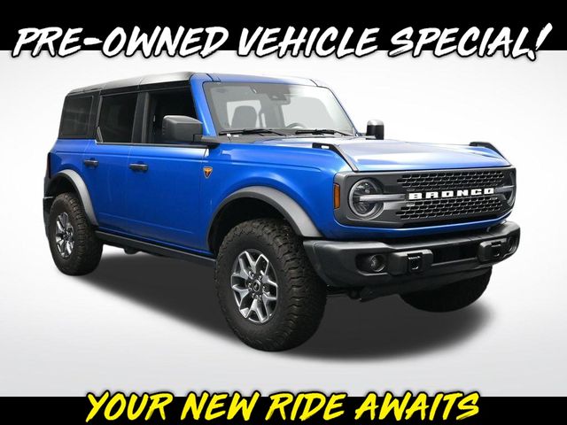 Blue Metallic 2025 Ford Bronco Badlands 4-Door 4WD SUV / Crossover Four-Wheel Drive Automatic