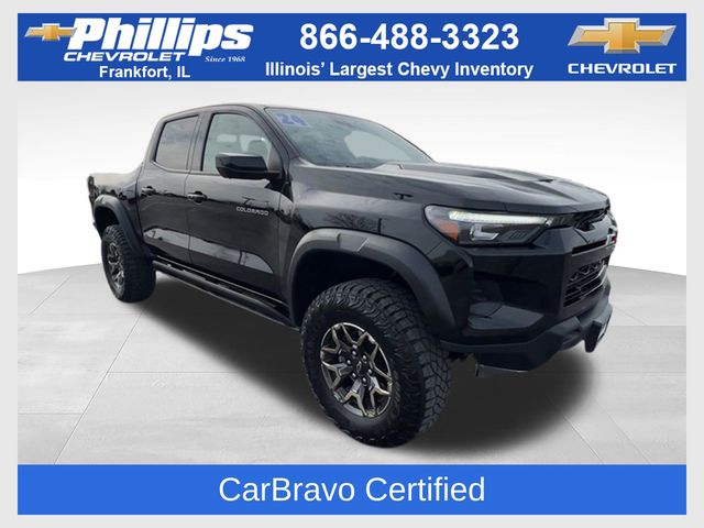Black 2024 Chevrolet Colorado Pickup Truck Four-Wheel Drive 8-Speed Automatic
