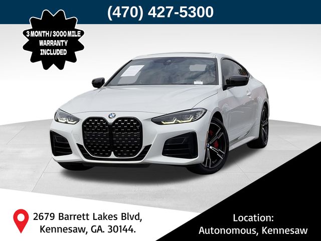 Alpine White 2021 BMW 4 Series Coupe All-Wheel Drive 8-Speed Automatic