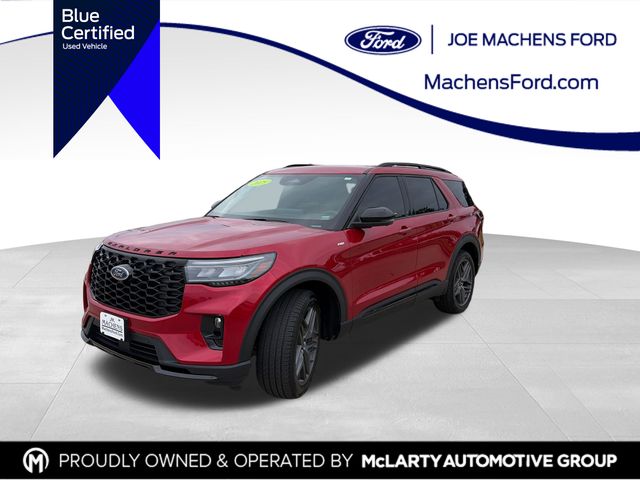 Rapid Red Metallic TC 2025 Ford Explorer SUV / Crossover All-Wheel Drive Automatic