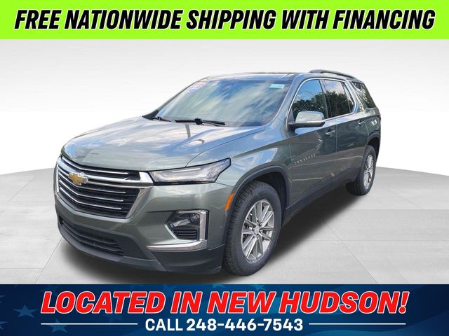 Silver Sage Metallic 2023 Chevrolet Traverse SUV / Crossover Four-Wheel Drive 9-Speed Automatic