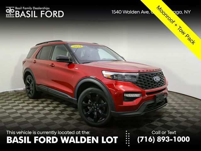 Red Metallic 2024 Ford Explorer ST-Line AWD SUV / Crossover All-Wheel Drive Automatic