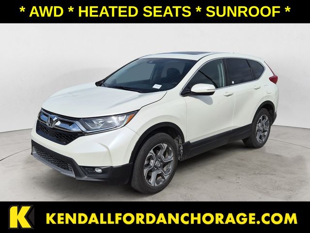 White Diamond Pearl 2017 Honda CR-V SUV / Crossover All-Wheel Drive Continuously Variable Transmission