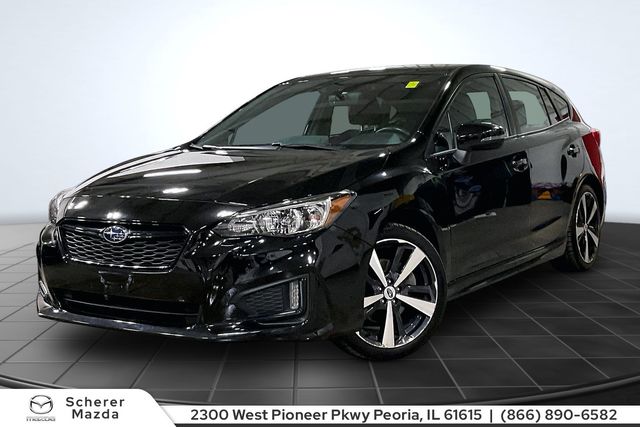 Crystal Black Silica 2017 Subaru Impreza 2.0i Sport Wagon Hatchback All-Wheel Drive Continuously Variable Transmission