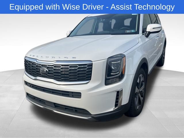Snow White Pearl 2021 Kia Telluride S FWD SUV / Crossover Front-Wheel Drive 8-Speed Automatic